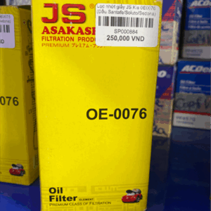 Lọc nhớt giấy JS Kia 0E0076 (Dầu Santafe/Soluto/Sedona)