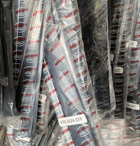Che mưa Santafe viền inox 25