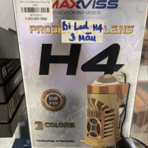 Đèn bi led Maxviss 3màu H4
