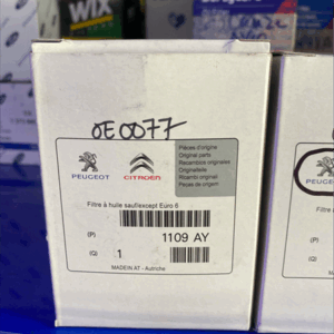 Lọc nhớt giấy Peugeot 0E0077