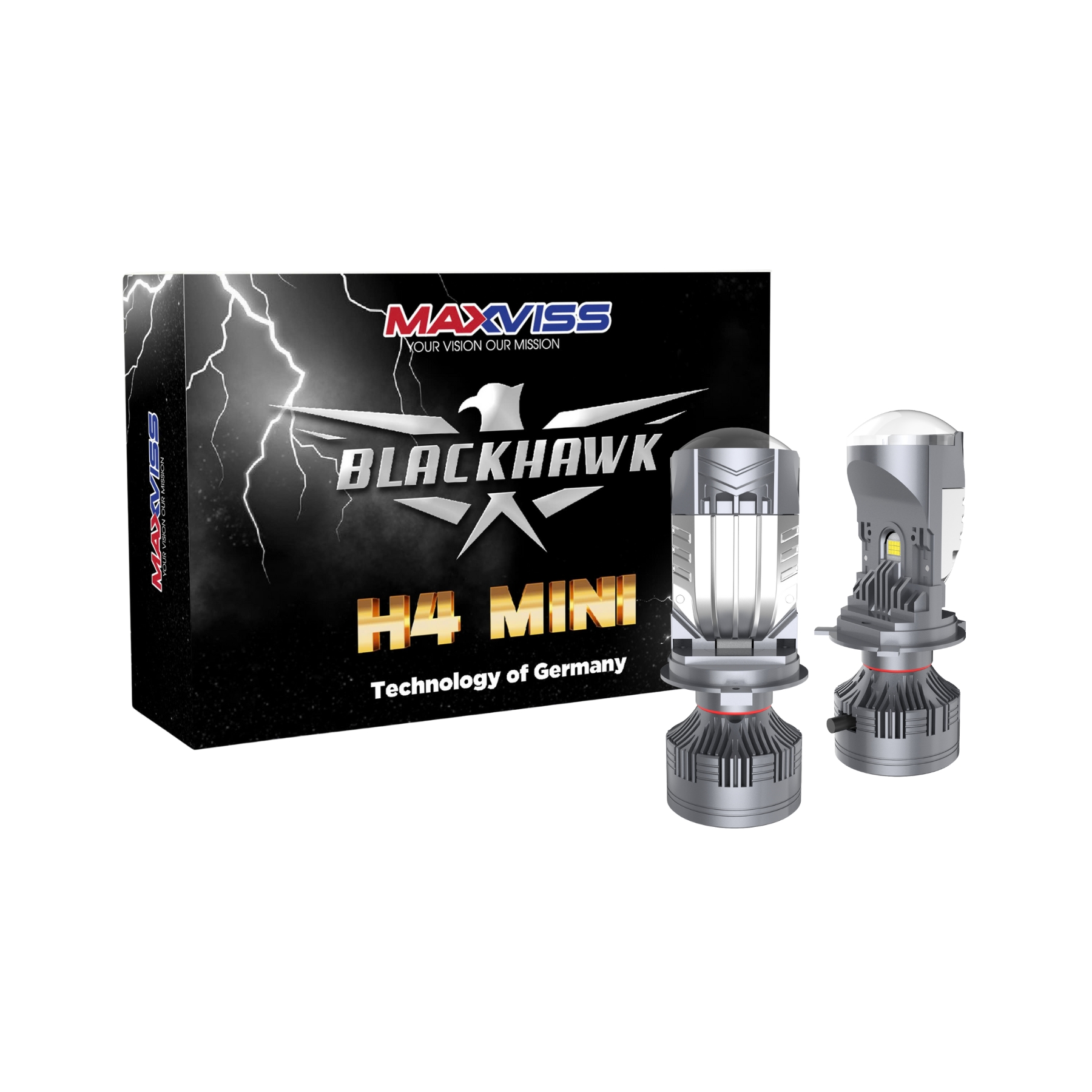 Đèn bi led Maxviss H4
