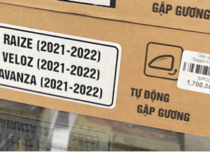 Gập gương LXK Raize/Veloz/Avanza