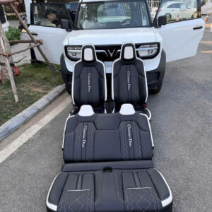 Bộ chùm ghế đen phối trắng VF3