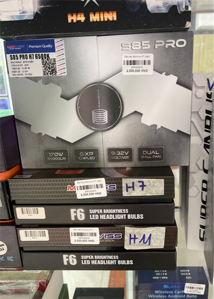Đèn led Maxviss H7