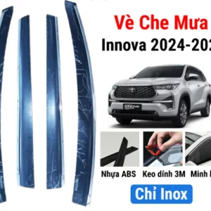 Che mưa Innova viền Inox 23+