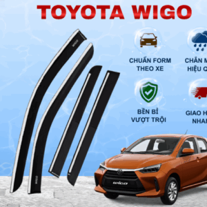 Che mưa Wigo viền inox 23+